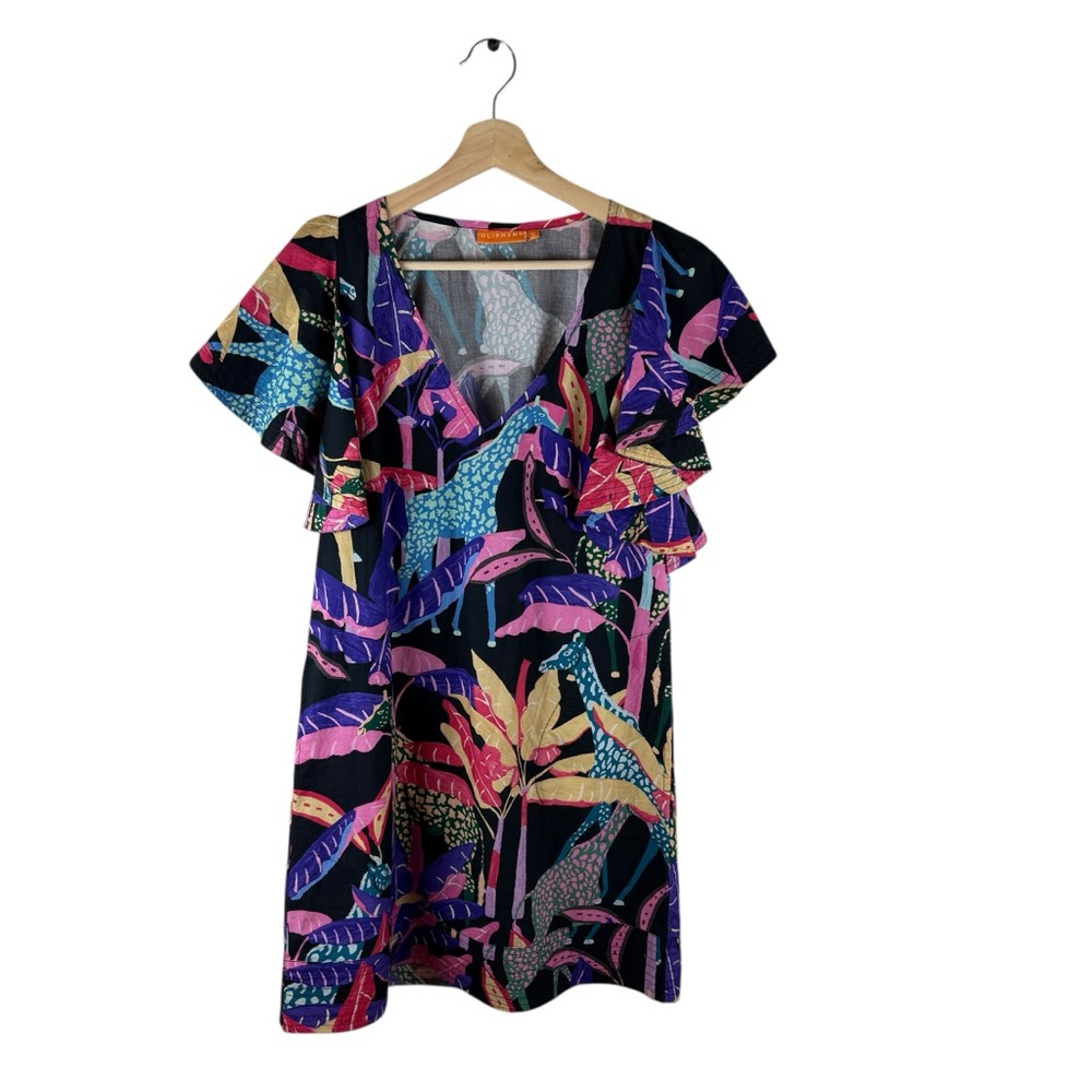 Oliphant Multicolor Ruffle Dress - Picture 3 of 10